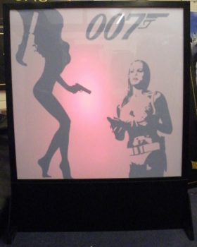 Bond Girl Light Panel
