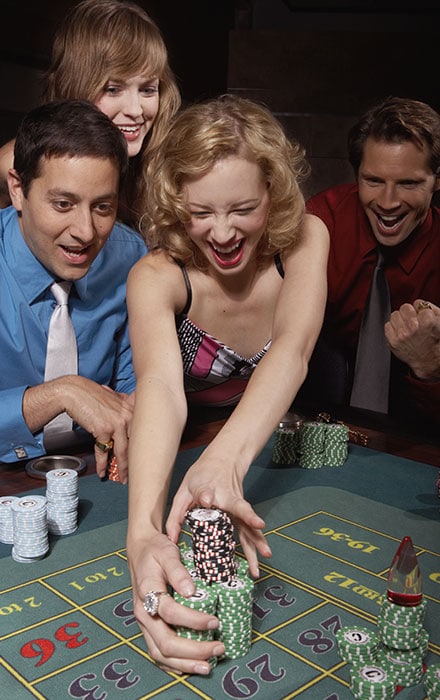 Casino Night Engagement Party